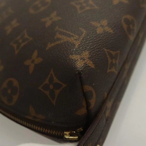 LOUIS VUITTON Monogram Trousse Demi Ronde Cosmetic Pouch M47520 LV Auth bs26999 - Picture 7 of 15